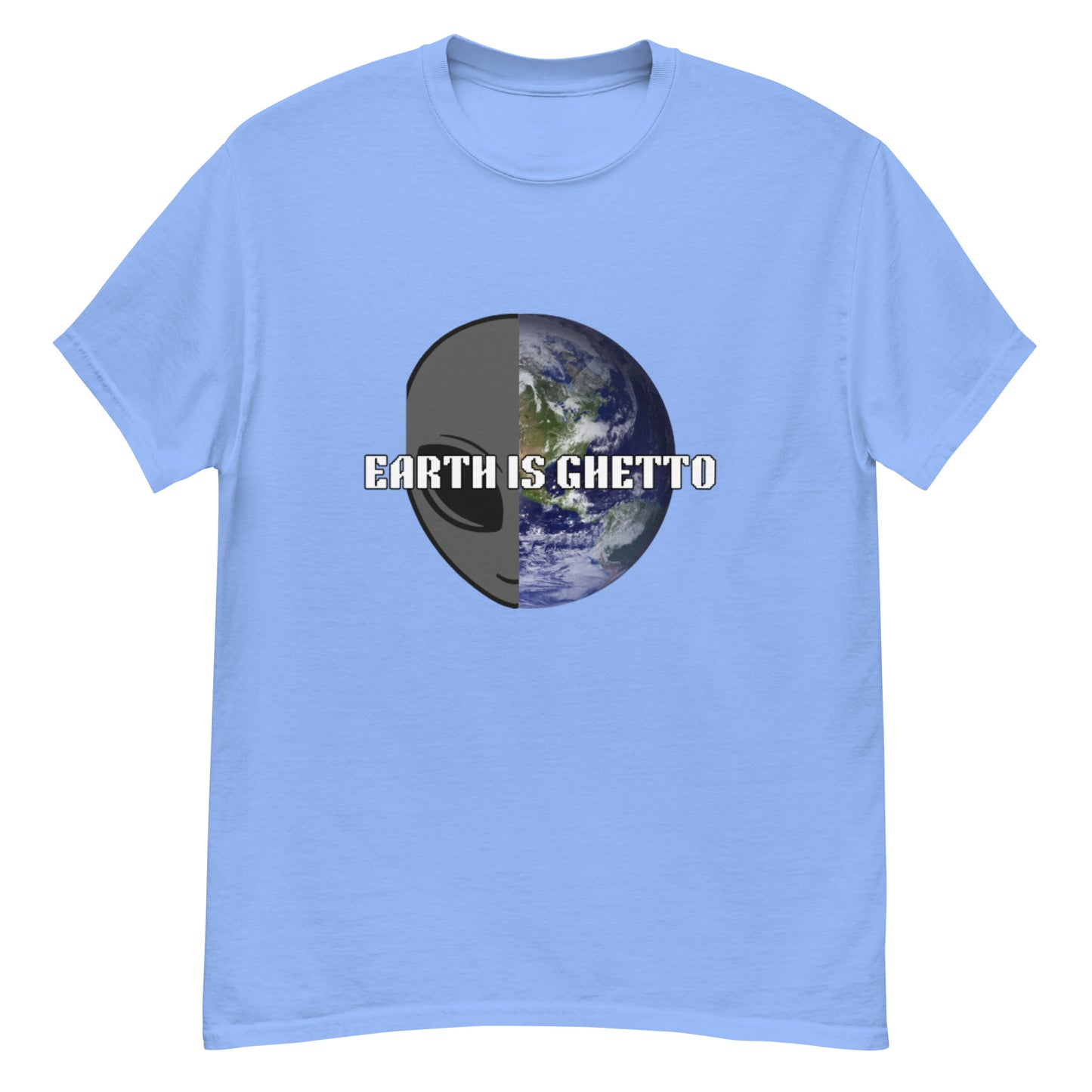 Men's Earth Is Ghetto Half Alien World Tee