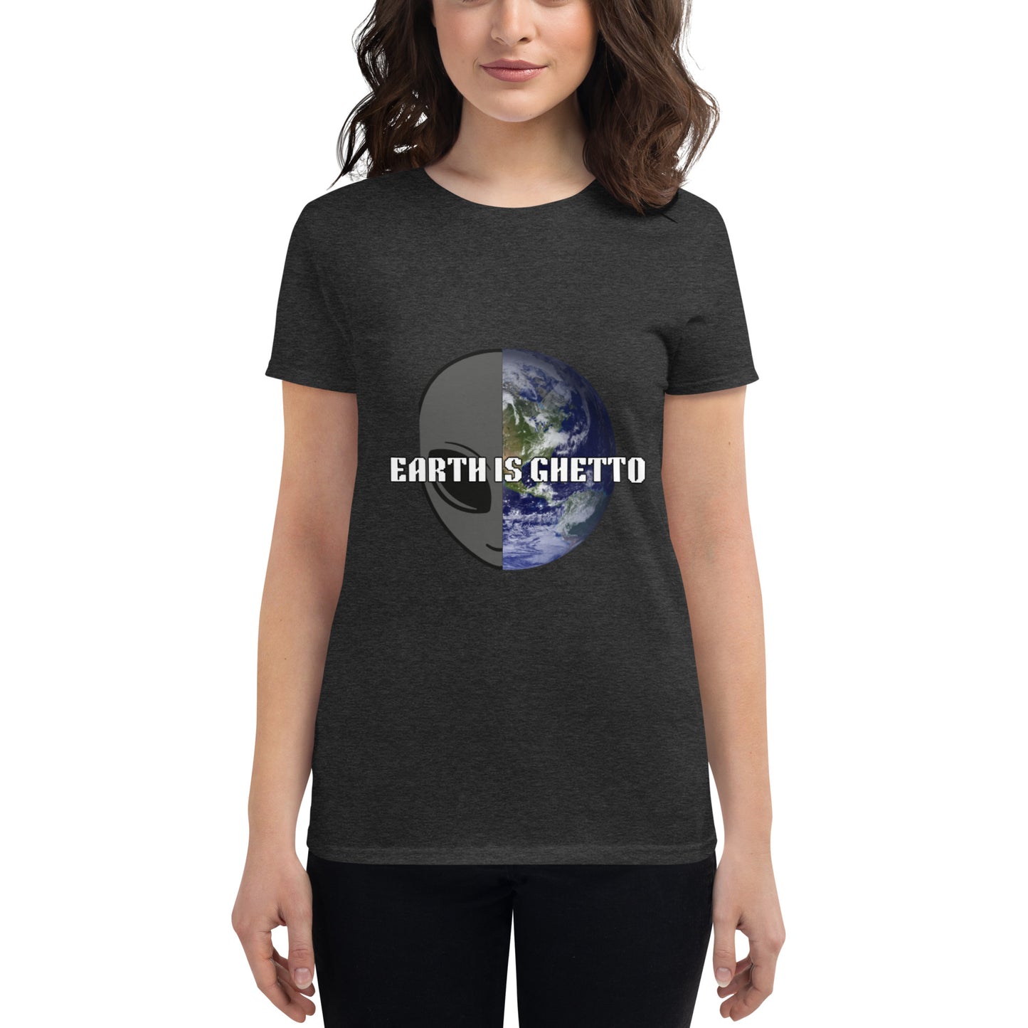 Earth Is Ghetto Half Alien World T-shirt