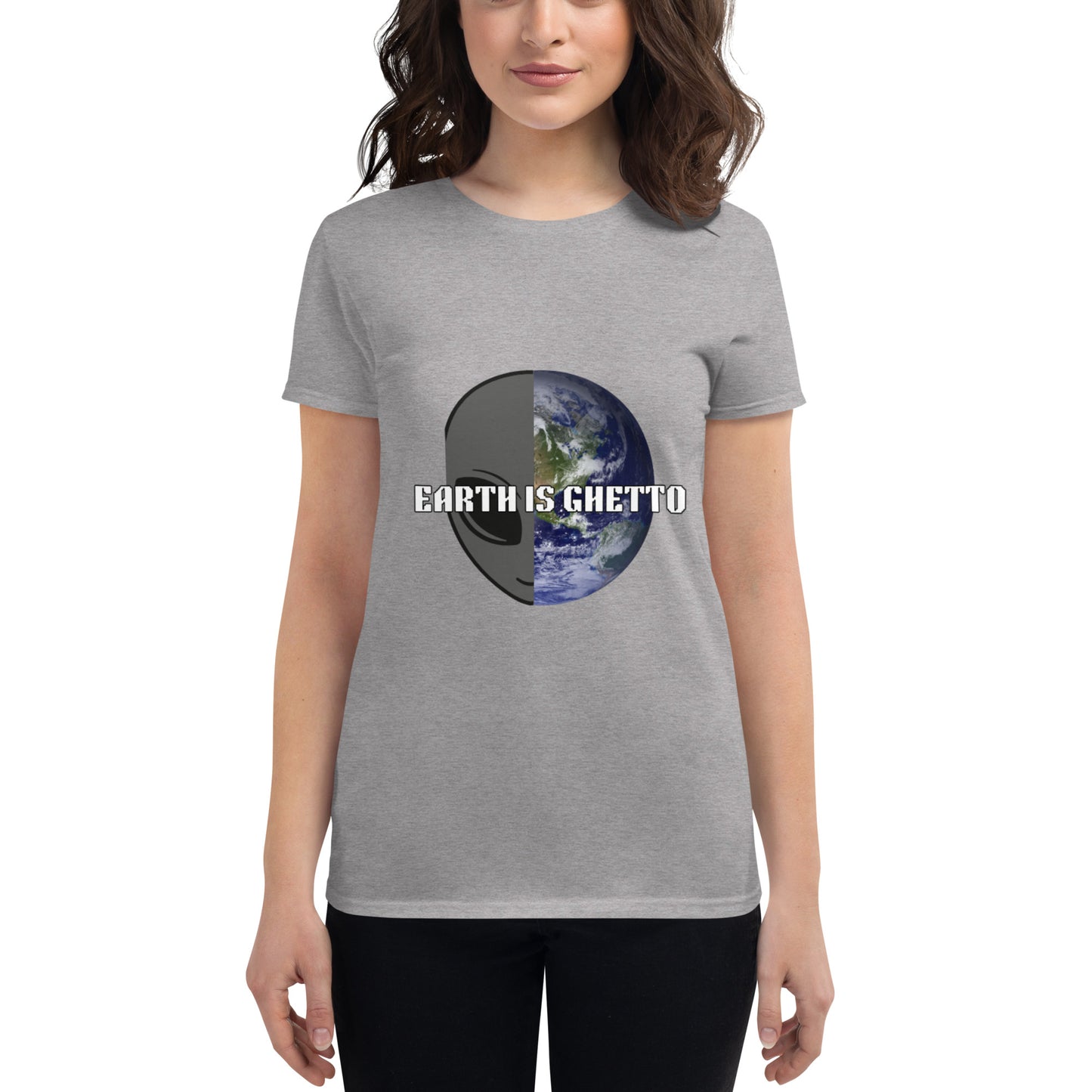 Earth Is Ghetto Half Alien World T-shirt