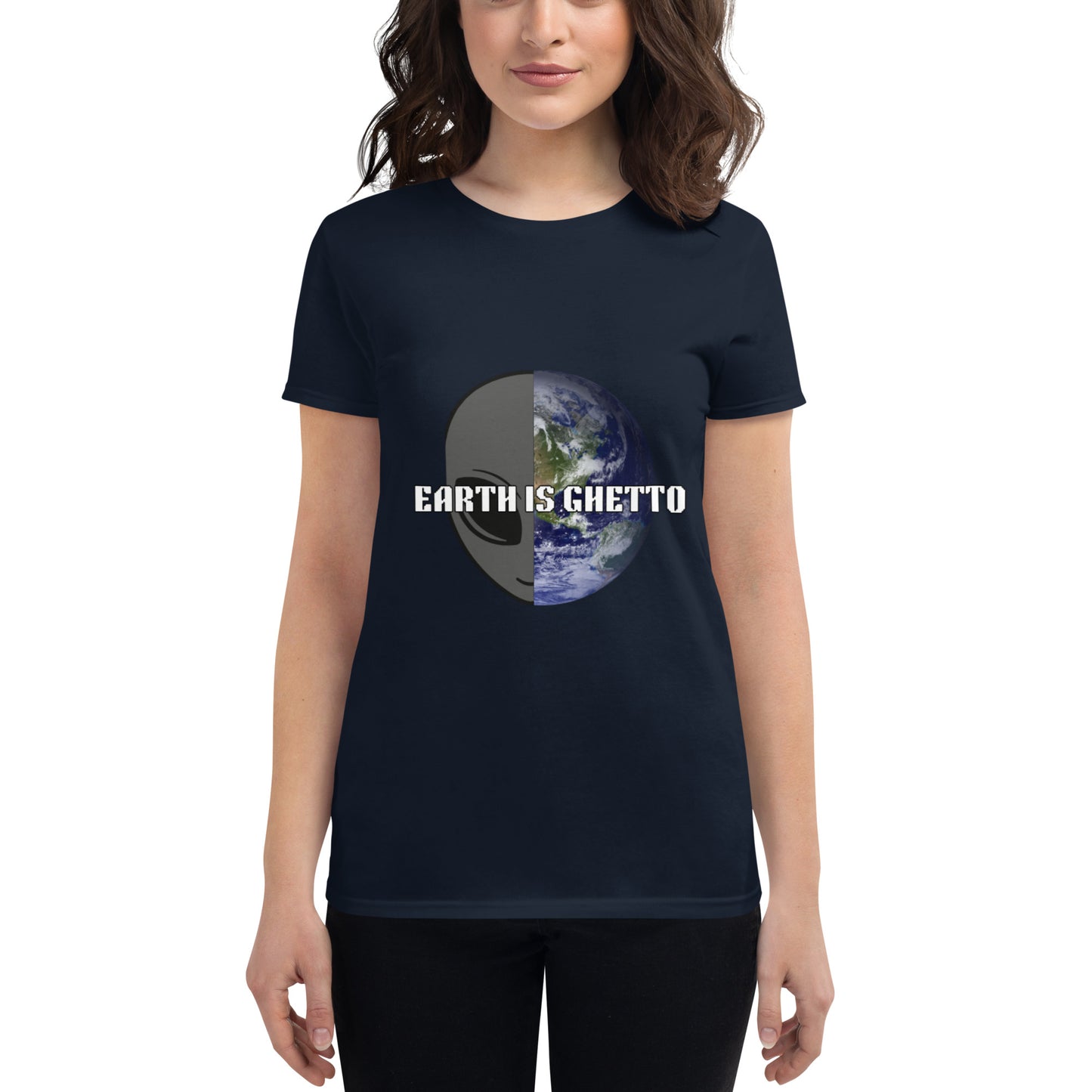 Earth Is Ghetto Half Alien World T-shirt