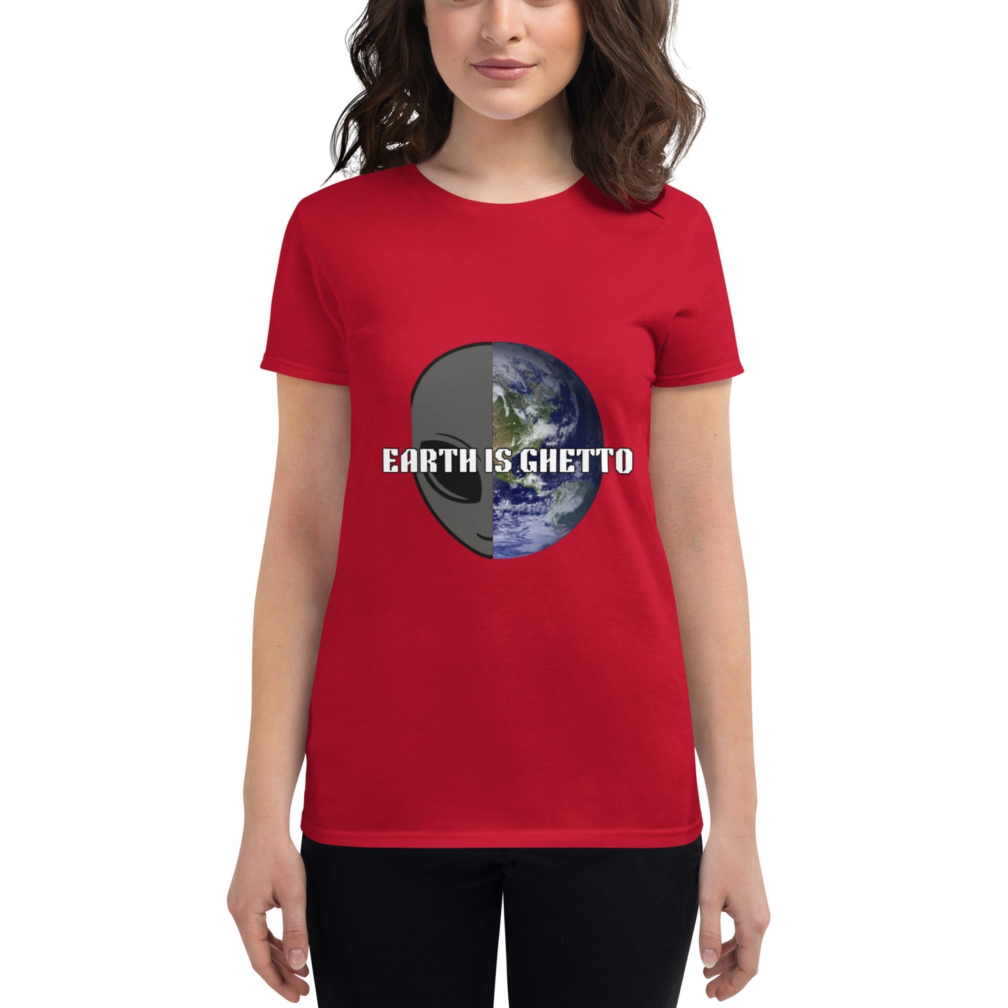 Earth Is Ghetto Half Alien World T-shirt