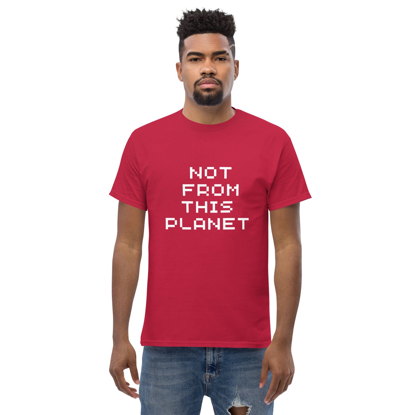Men's classic NOT FROM THIS PLANET tee
