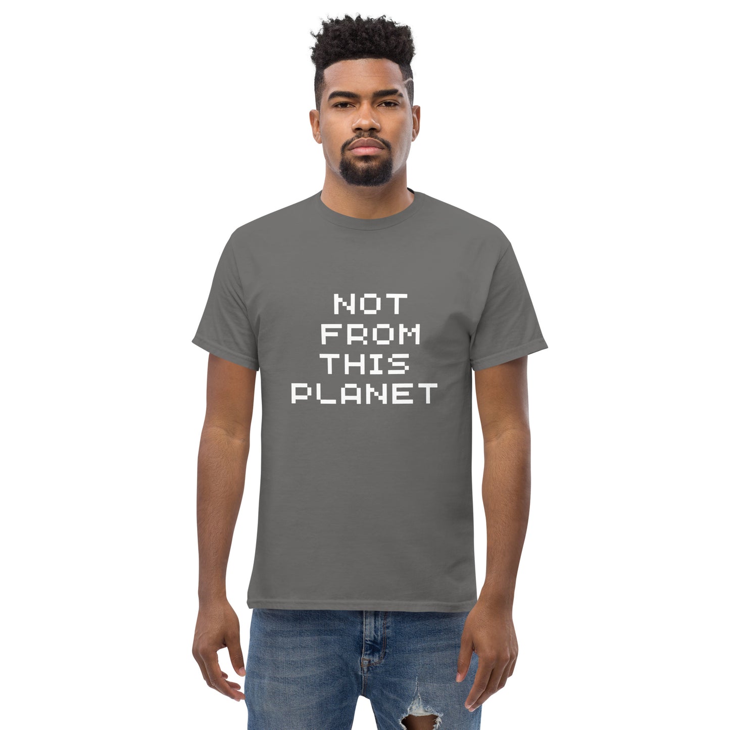 Men's classic NOT FROM THIS PLANET tee