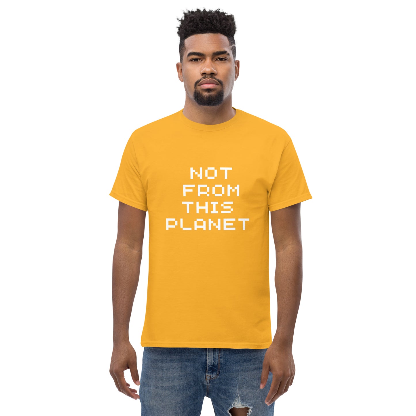 Men's classic NOT FROM THIS PLANET tee