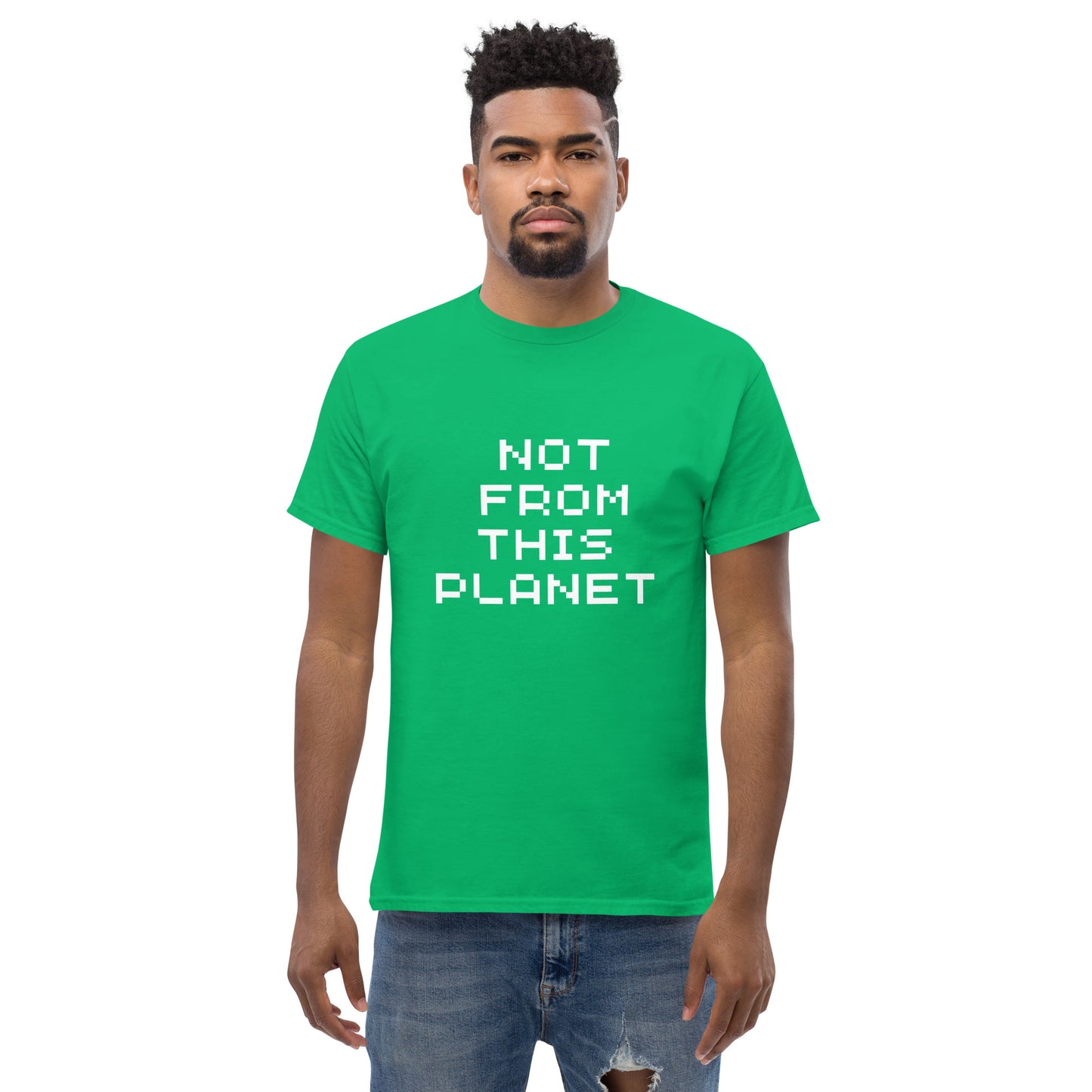 Men's classic NOT FROM THIS PLANET tee
