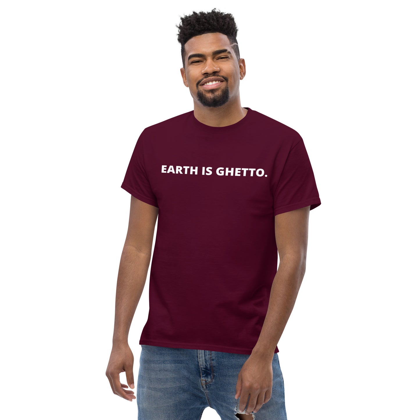 Men's classic EARTH IS GHETTO tee