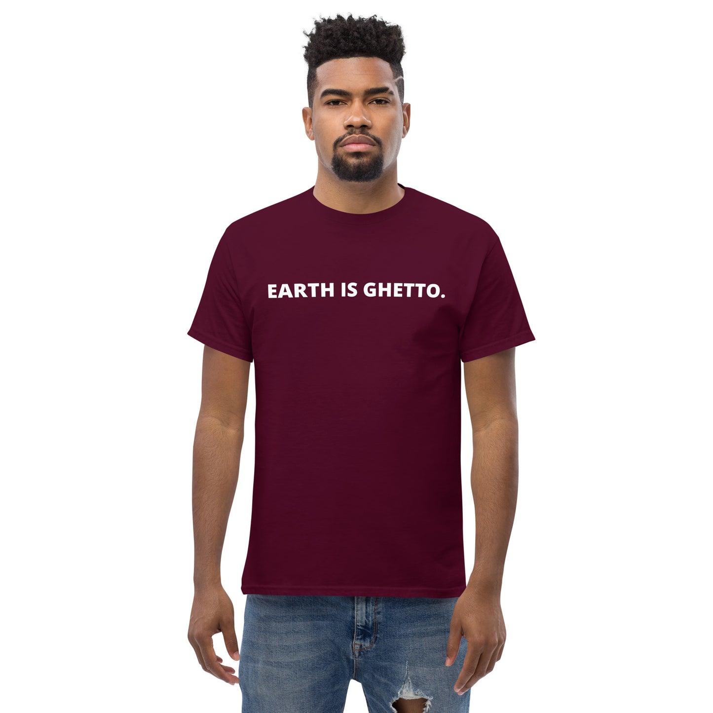 Men's classic EARTH IS GHETTO tee