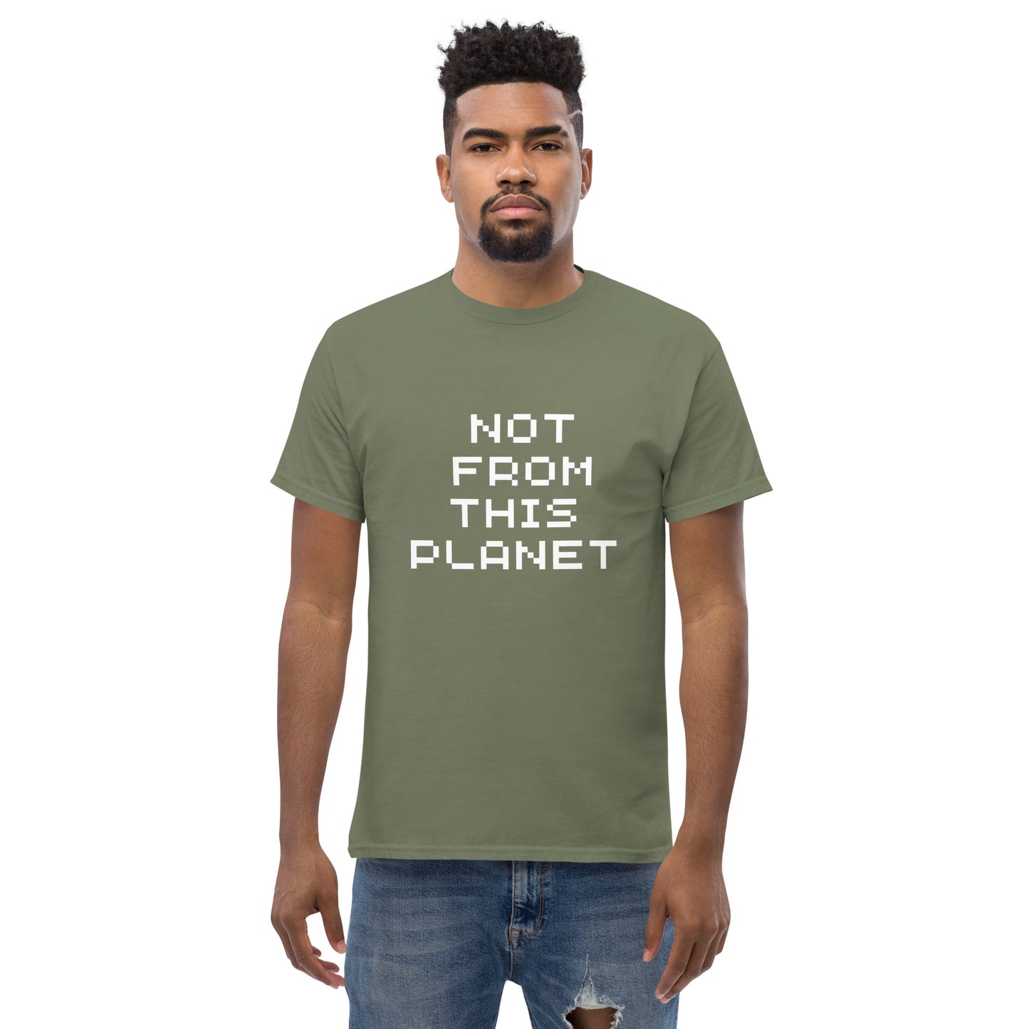 Men's classic NOT FROM THIS PLANET tee