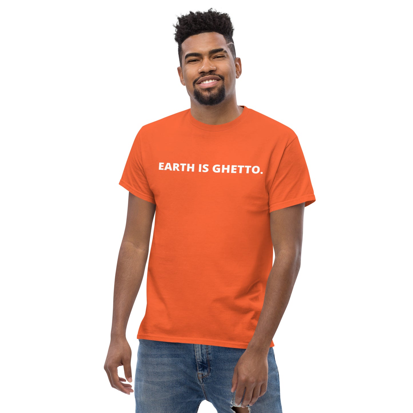 Men's classic EARTH IS GHETTO tee
