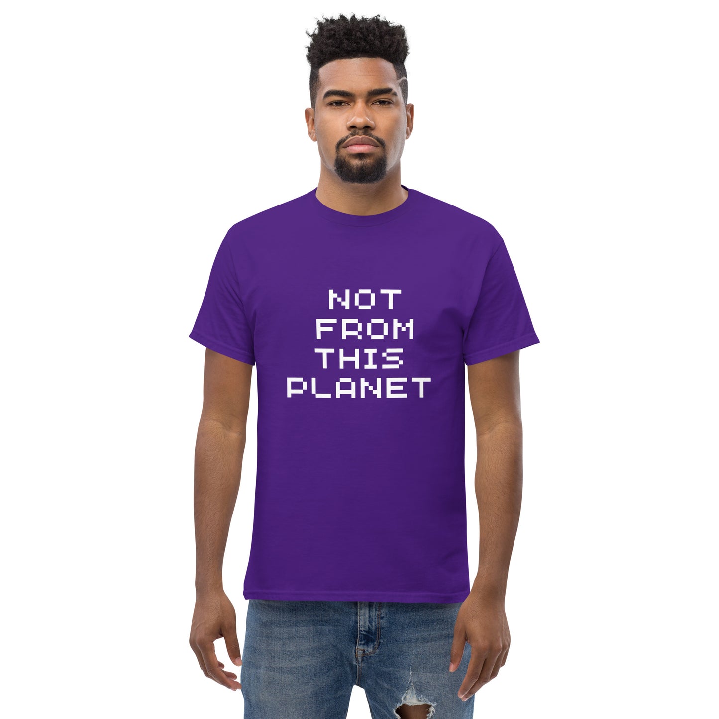 Men's classic NOT FROM THIS PLANET tee