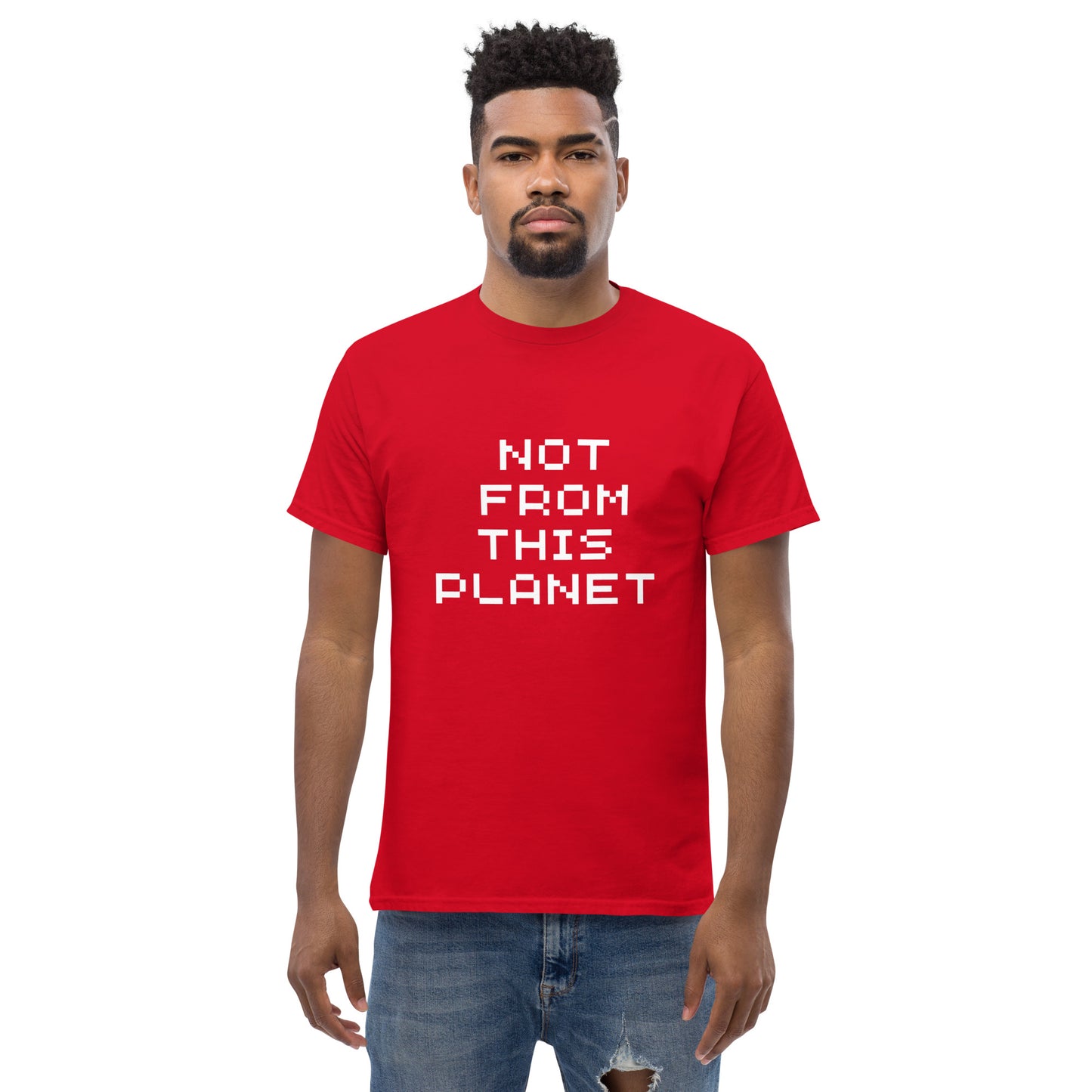 Men's classic NOT FROM THIS PLANET tee