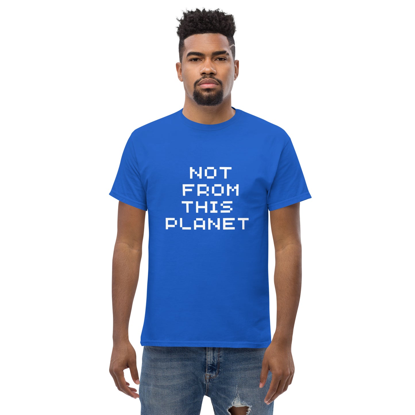 Men's classic NOT FROM THIS PLANET tee