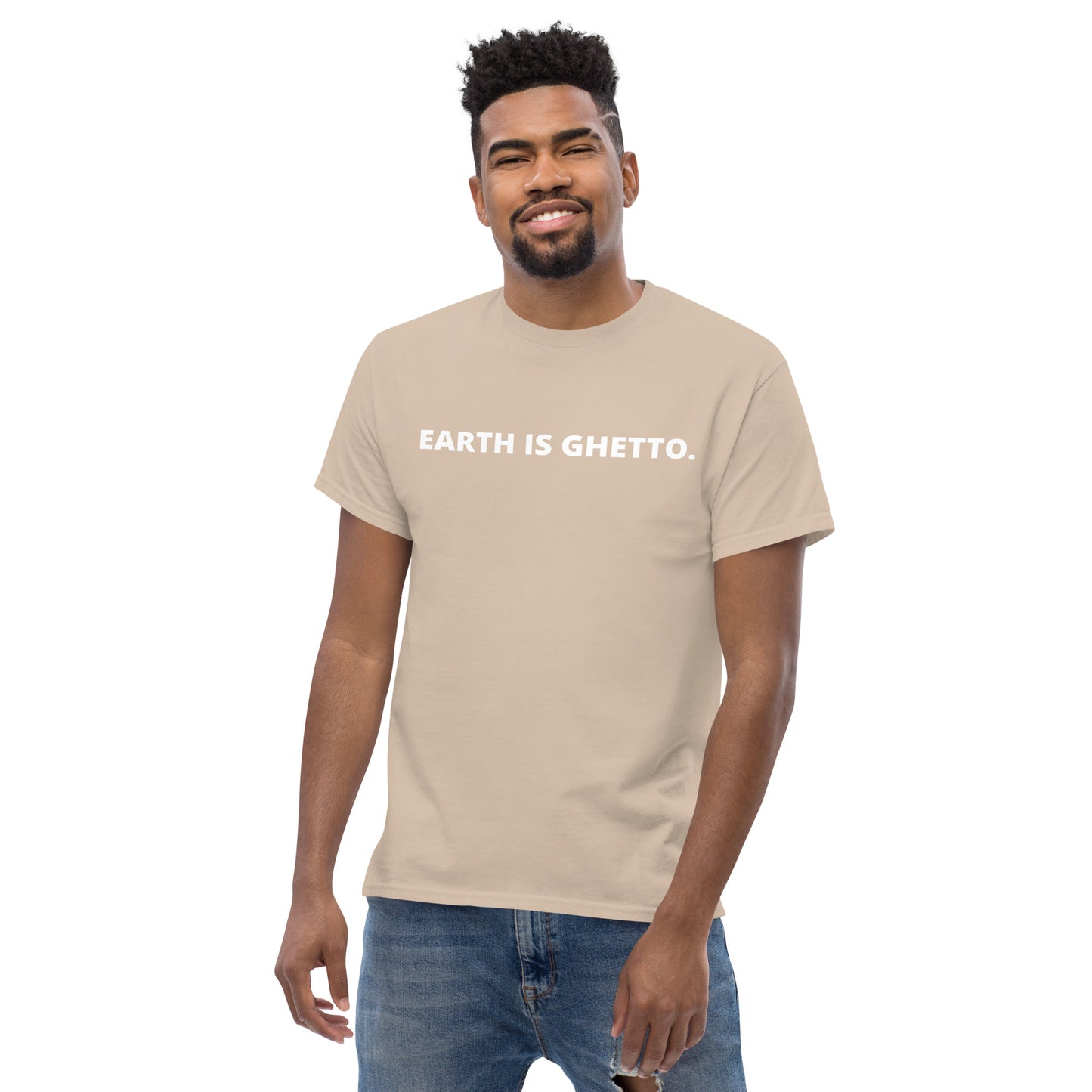 Men's classic EARTH IS GHETTO tee