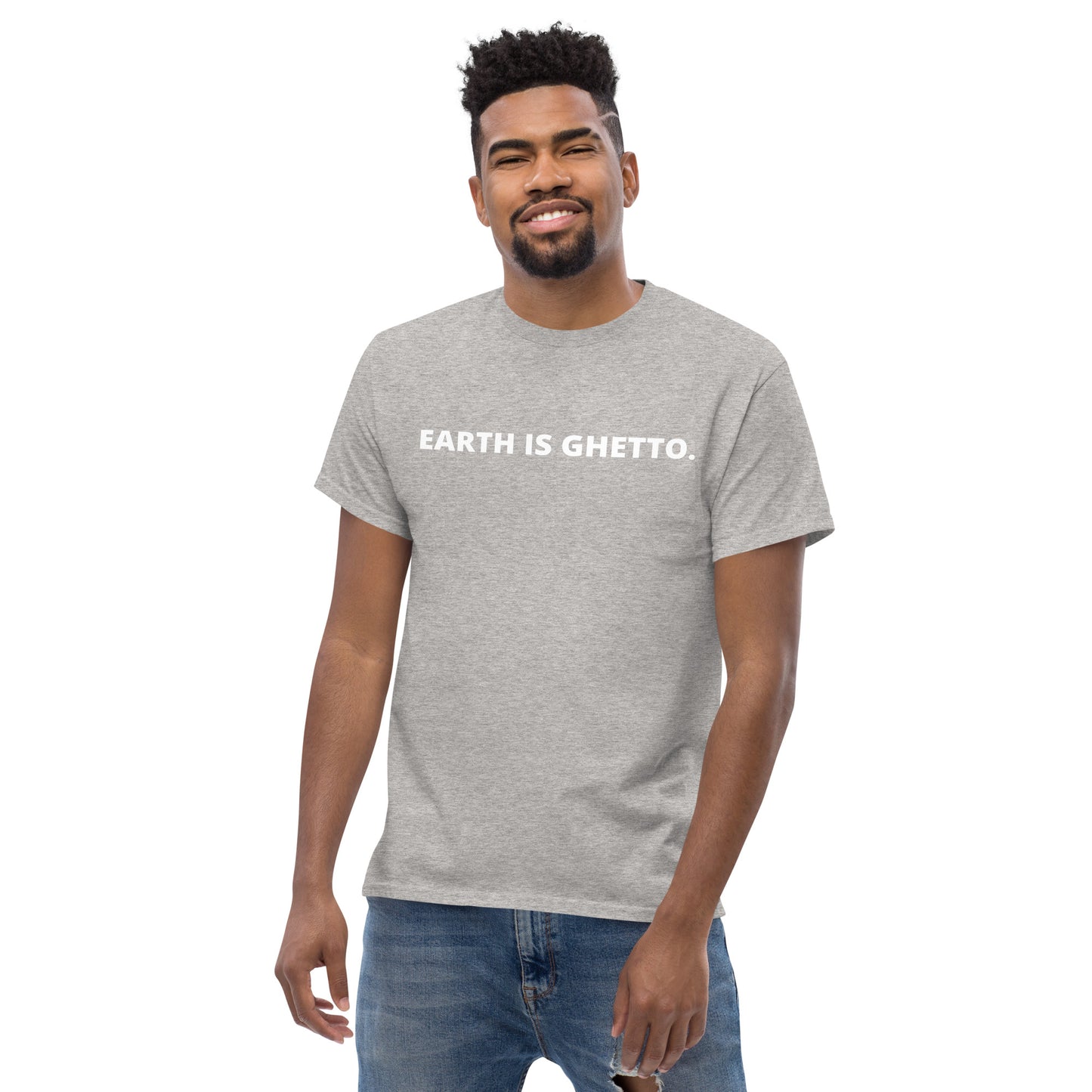 Men's classic EARTH IS GHETTO tee