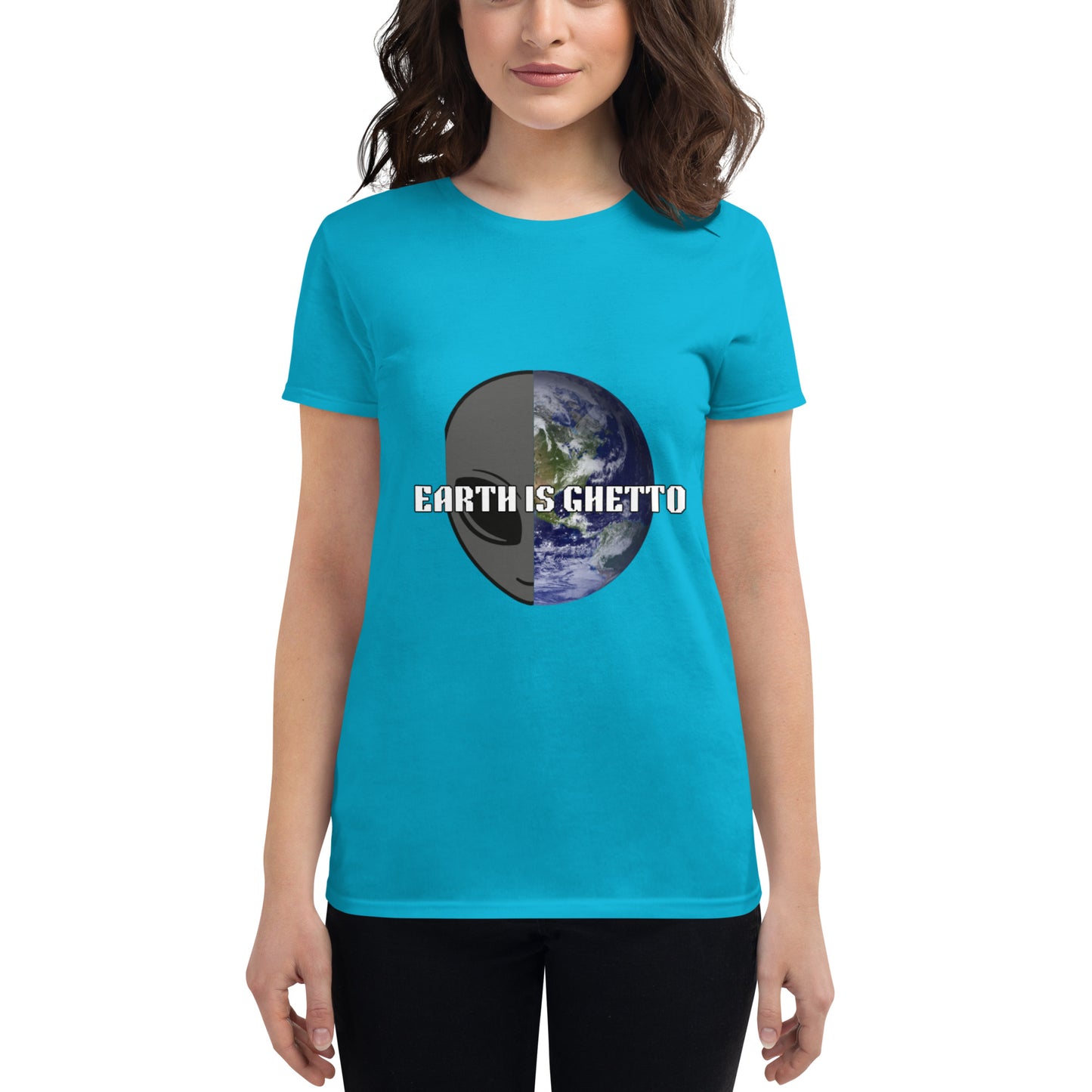 Earth Is Ghetto Half Alien World T-shirt